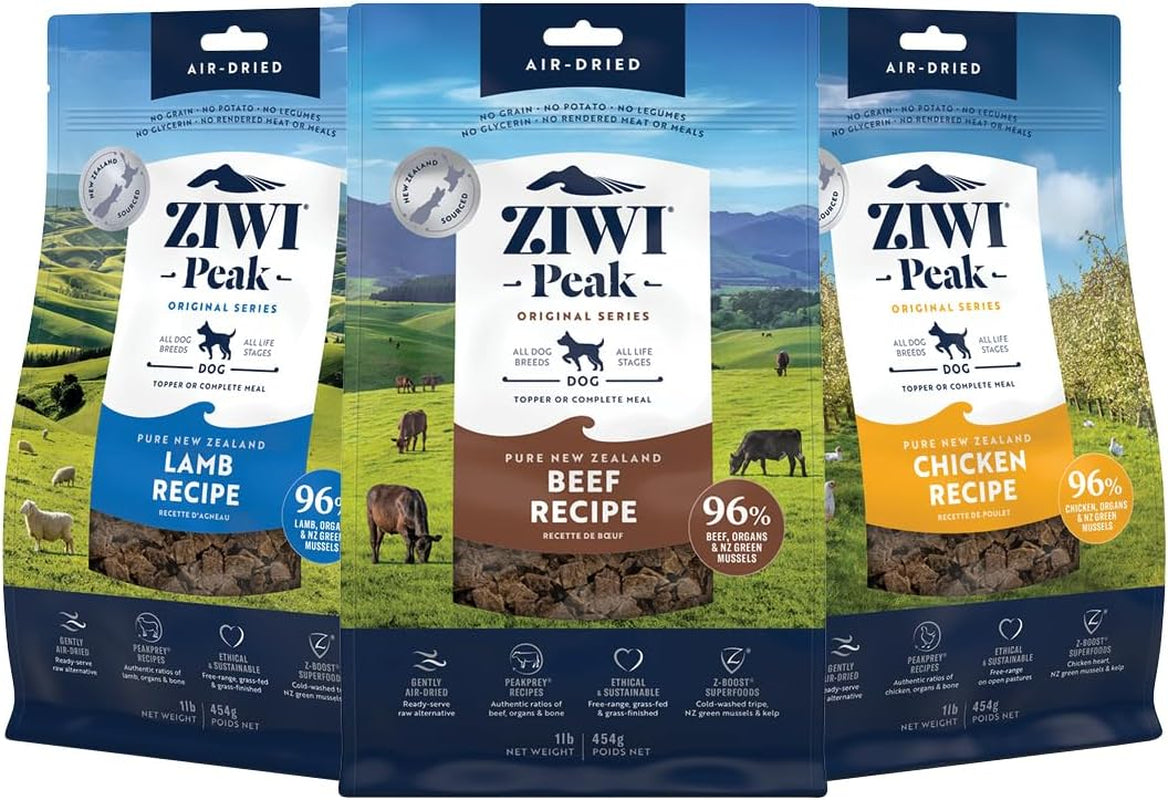 ZIWI Peak Air-Dried Dog Food - All Natural, High Protein, Grain Free, Limited Ingredient with Superfoods