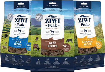 ZIWI Peak Air-Dried Dog Food - All Natural, High Protein, Grain Free, Limited Ingredient with Superfoods