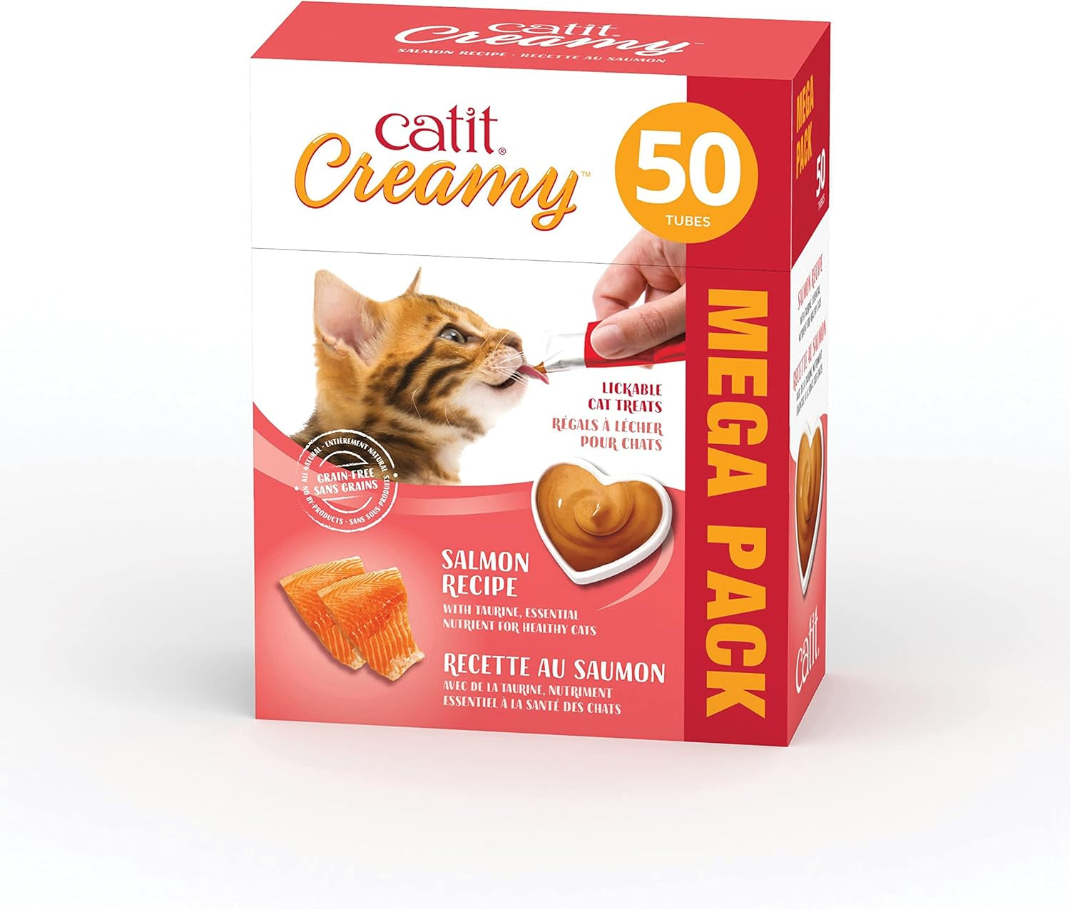 Catit Creamy Lickable Cat Treat, Healthy Cat Treat