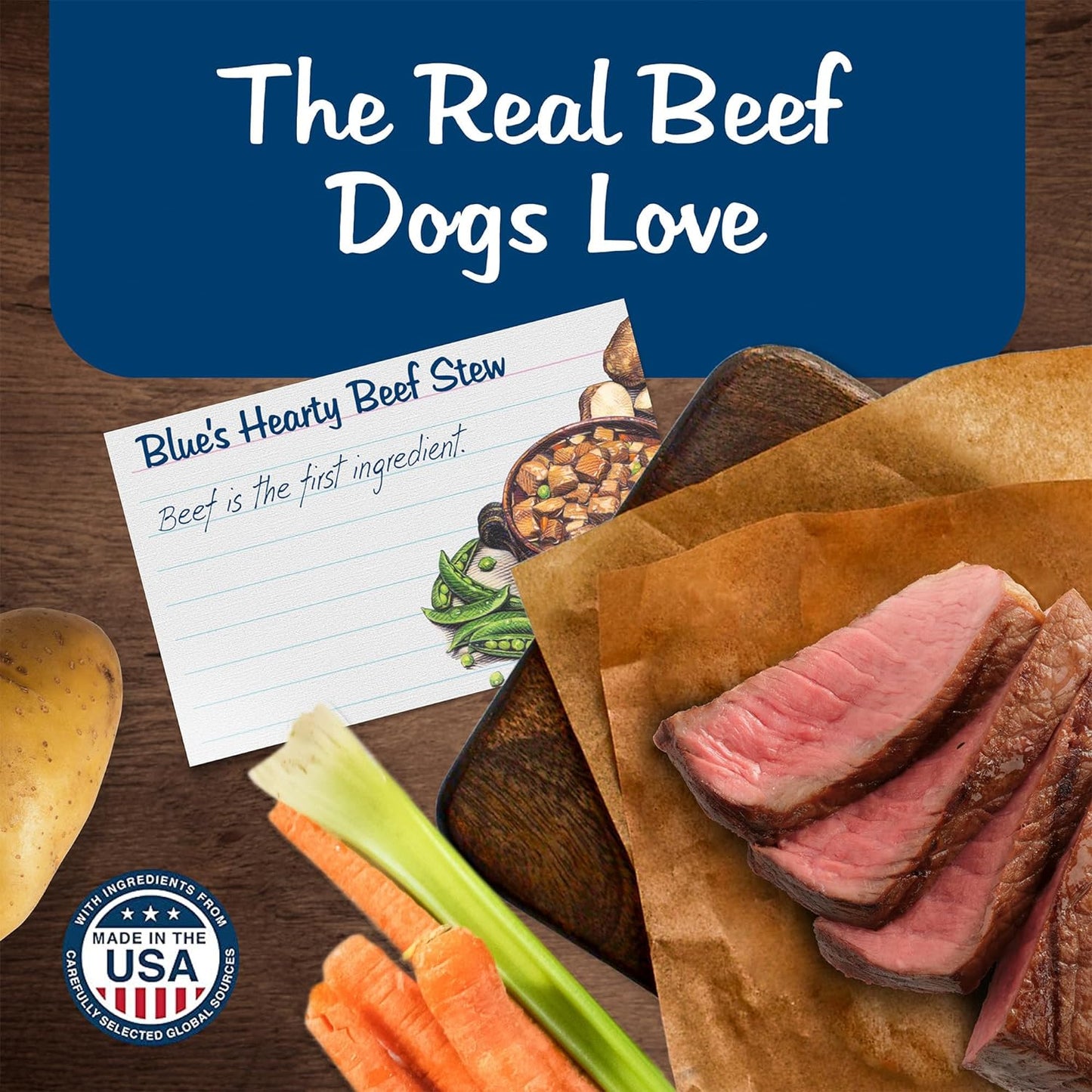 Blue Buffalo Blue'S Stew Grain-Free Wet Dog Food, Made with Natural Ingredients, Hearty Beef Stew