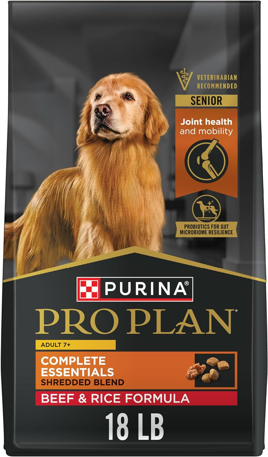 High Protein Dog Food with Probiotics for Dogs, Shredded Blend