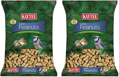 Peanuts in Shell for Squirrels, Woodpeckers, Nuthatches, Jays, Towhees, Cardinals, Indigo Buntings, and Other Wild Birds, 5 Pound