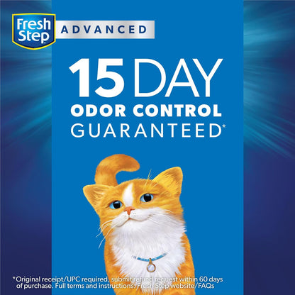 Fresh Step Outstretch Advanced Long Lasting Clumping Litter, Activated Charcoal Litter Lasts 50% Longer