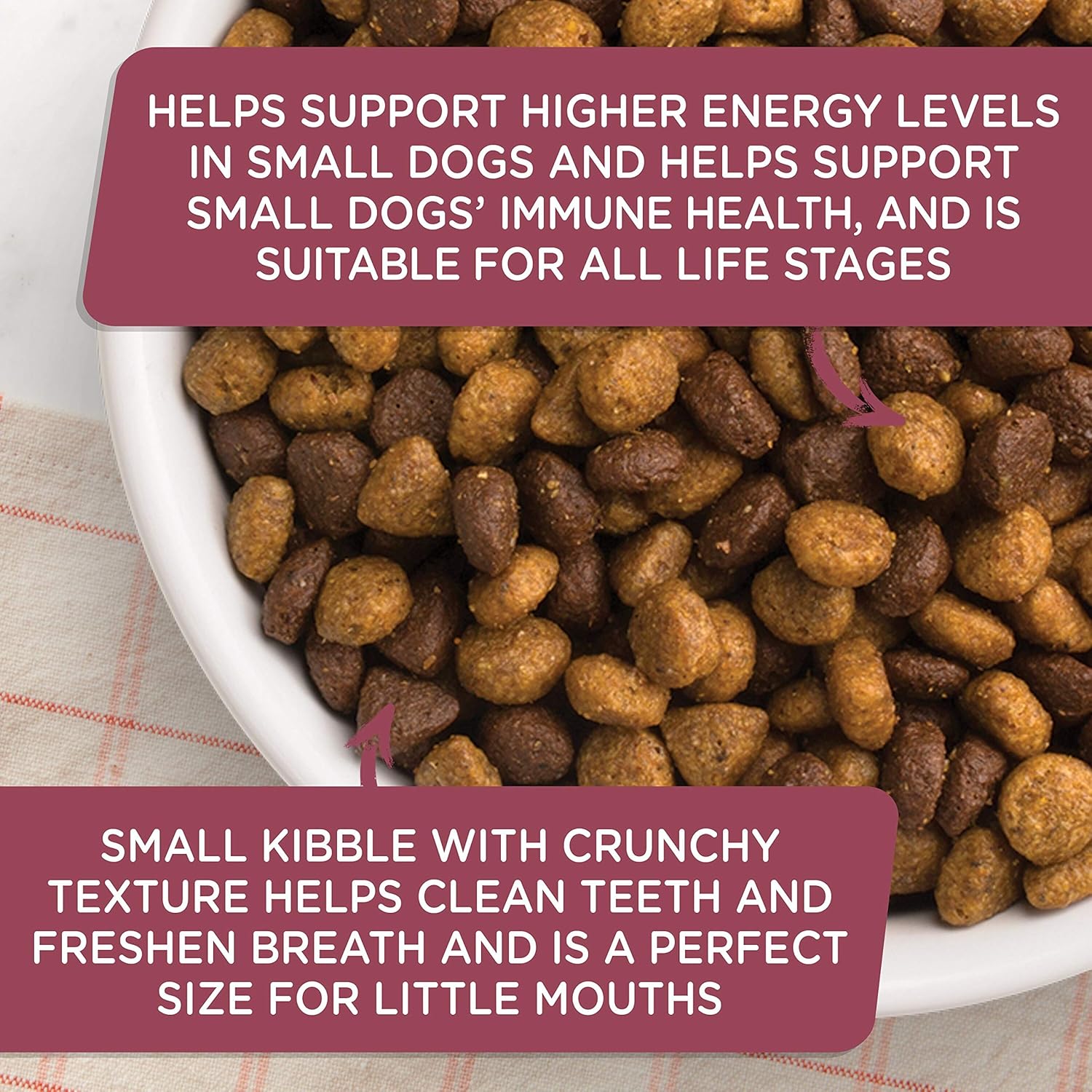 Rachael Ray Nutrish Little Bites Dry Dog Food, Chicken & Veggies Recipe for Small Breeds