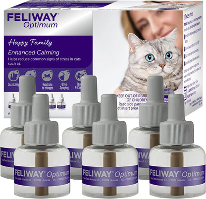 FELIWAY Optimum, Enhanced Calming Pheromone 30-Day Refill