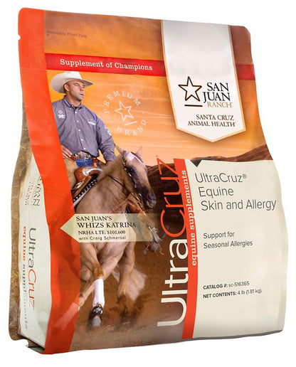 Ultracruz Equine Skin and Allergy Supplement for Horses