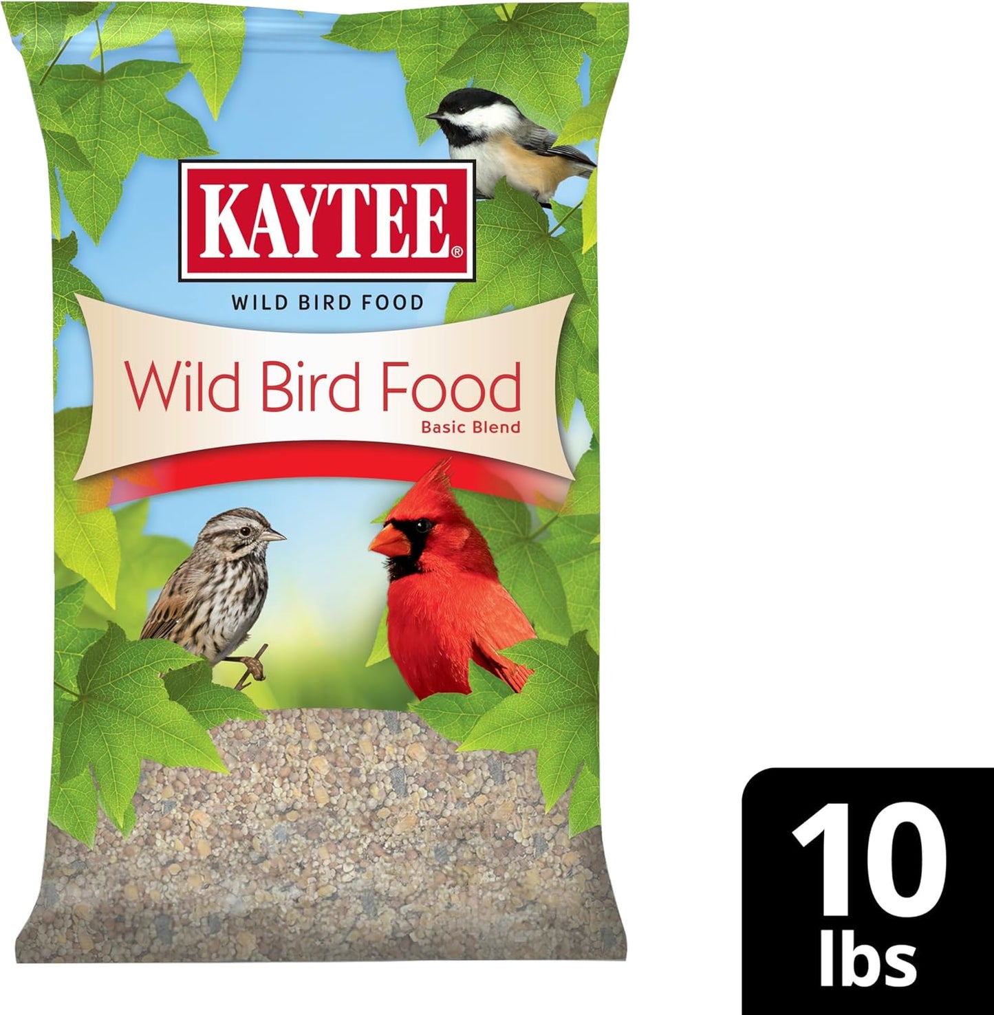 Wild Bird Food Basic Seed Blend, 10 Lb