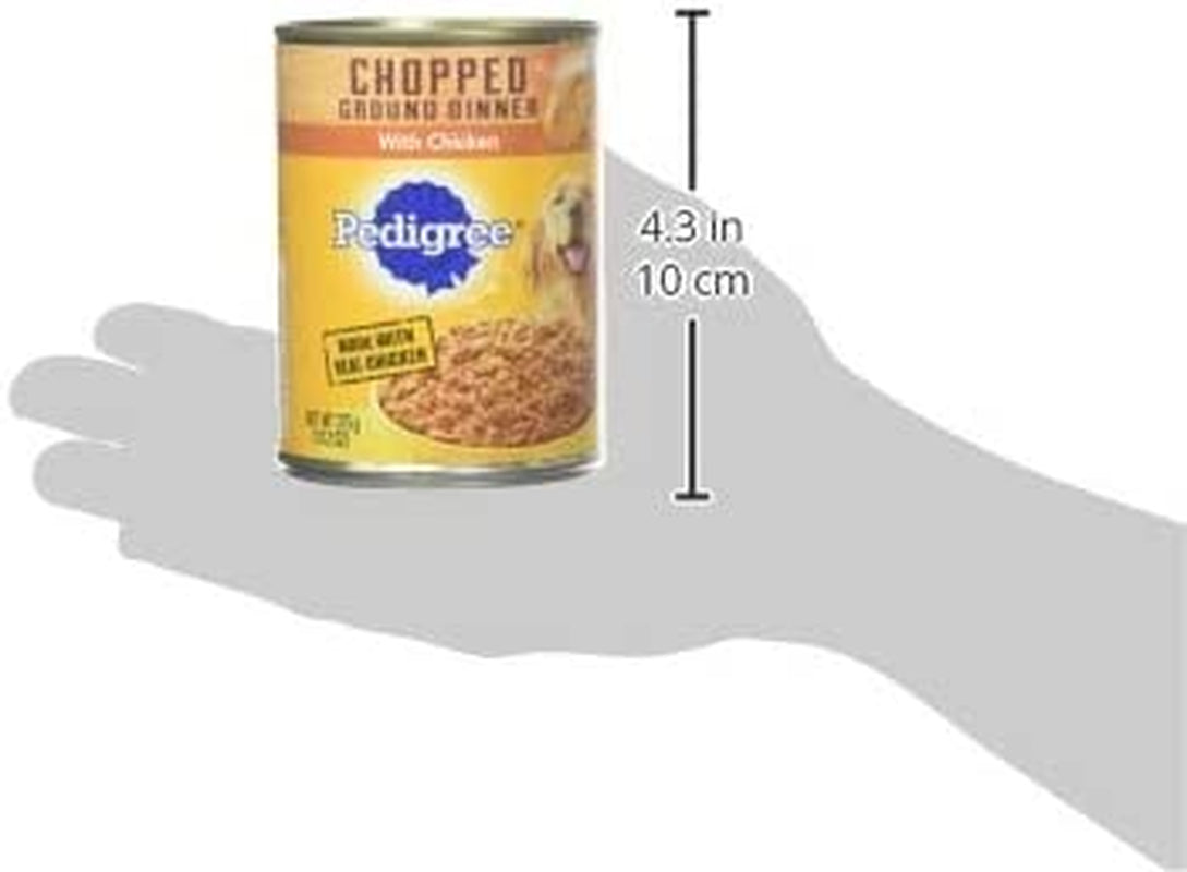 PEDIGREE Adult Canned Wet Dog Food Chopped Ground Dinner