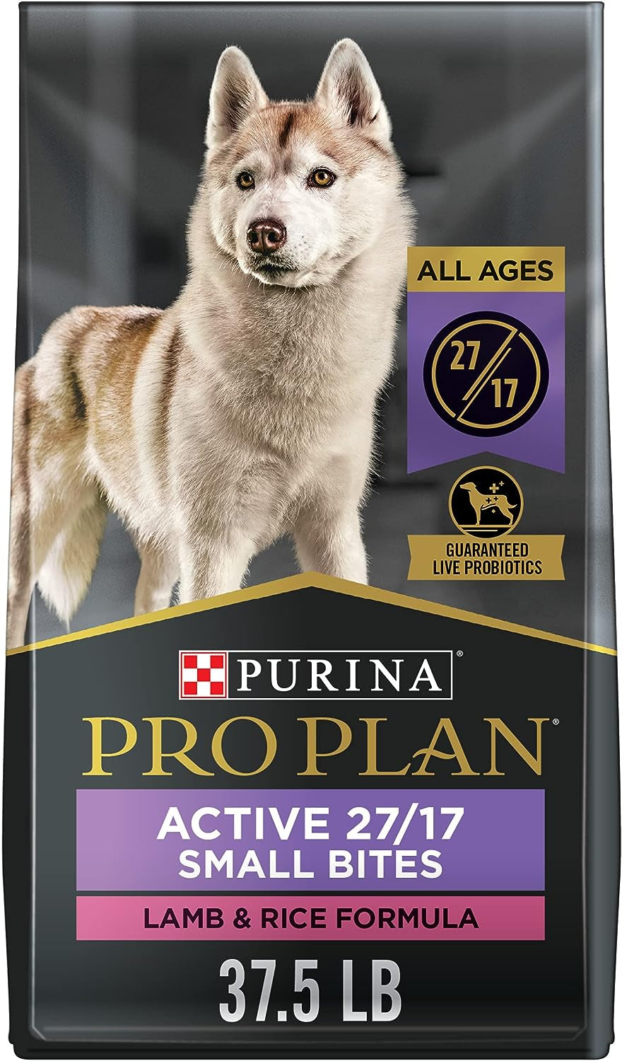 Purina Pro Plan High Protein, Small Bites Dog Food, SPORT 27/17 Lamb & Rice Formula