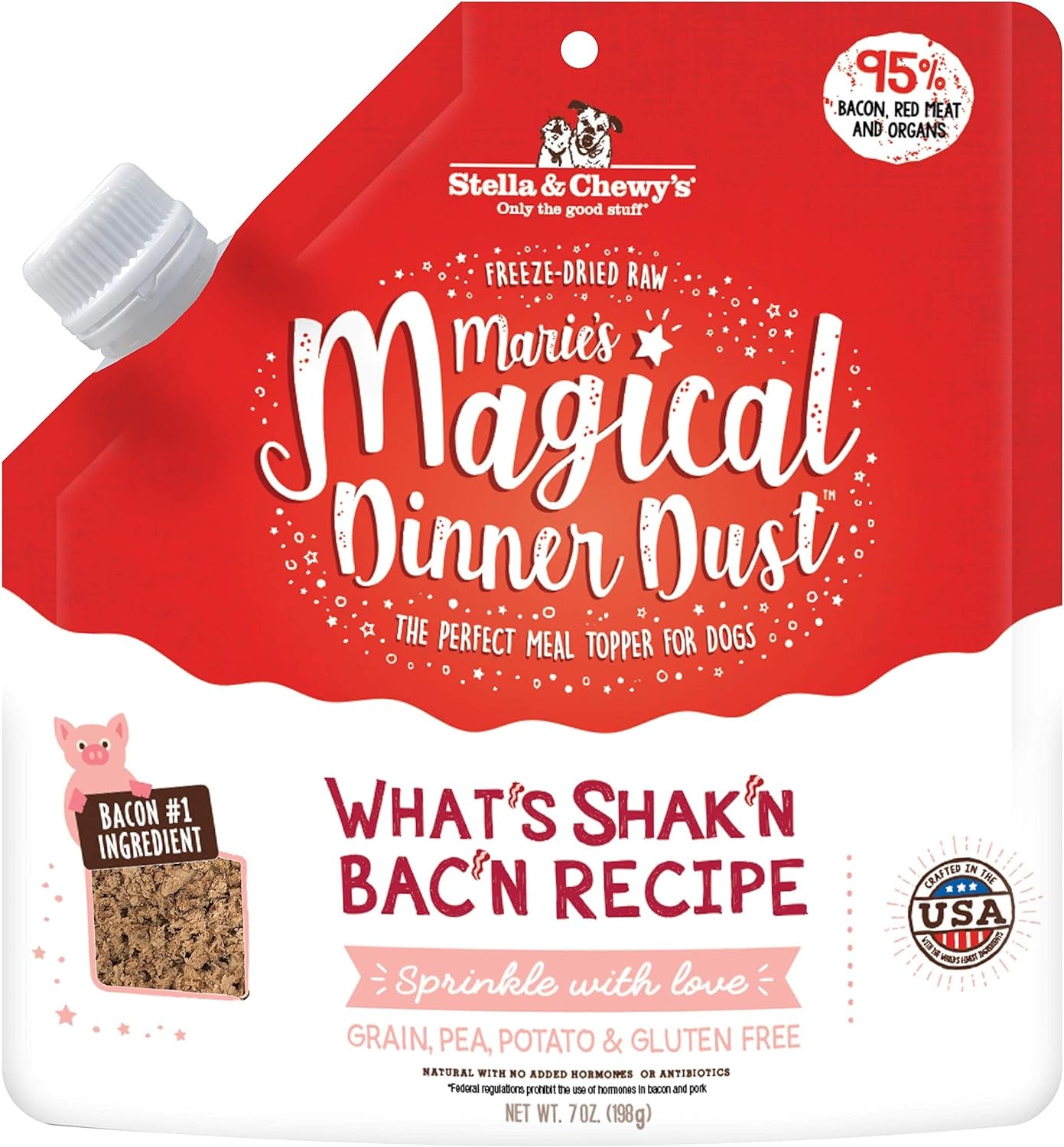 Stella & Chewy'S Freeze-Dried Raw Marie'S Magical Dinner Dust - Protein Rich, Grain Free Dog & Puppy Food Topper