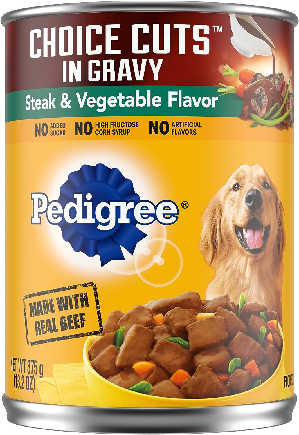 PEDIGREE CHOICE CUTS IN GRAVY Adult Canned Soft Wet Dog Food with Beef