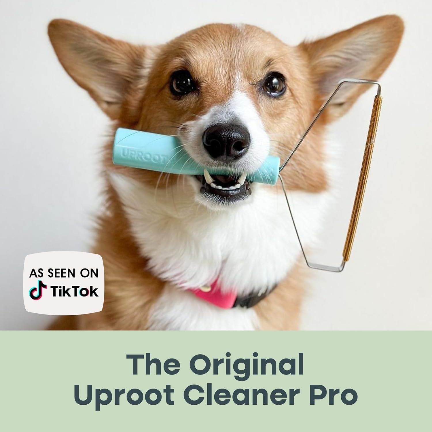 Uproot Cleaner Pro Pet Hair Remover - Reusable Cat Hair Remover - Dog Hair Remover Multi-Fabric Edge and Carpet Scraper by Uproot Clean - for Furniture, Pet Towers, + More - Gets Every Hair