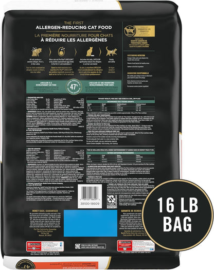 Purina Pro Plan Allergen Reducing, High Protein Cat Food, LIVECLEAR Salmon and Rice Formula