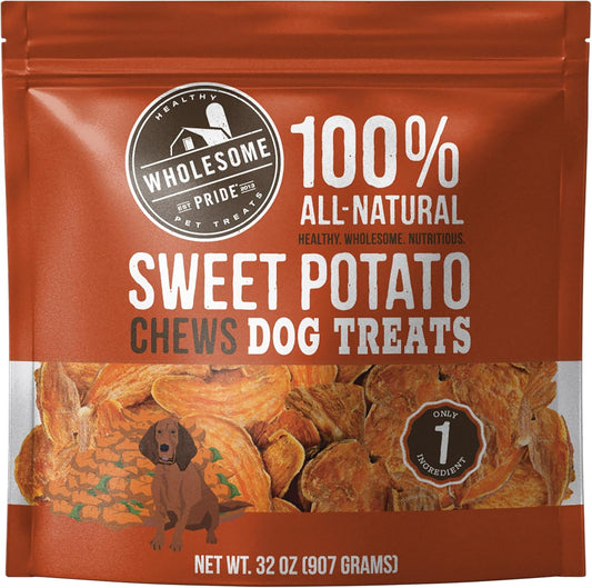 Wholesome Pride Sweet Potato All-Natural Single Ingredient Dog Treats