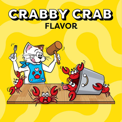 Temptations Classic Crunchy and Soft Cat Treats Crabby Crab Flavor, 3 Oz. Pouch (Pack of 12)