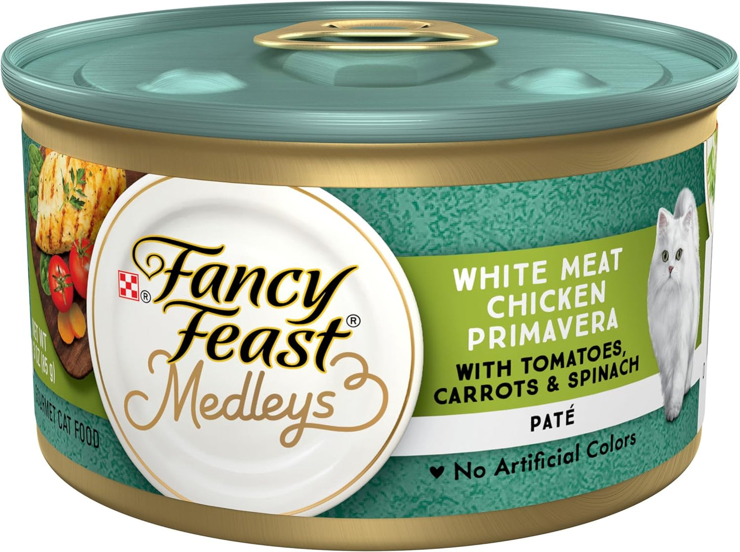 Poultry and Beef Feast Classic Pate Collection Grain Free Wet Cat Food Variety Pack - (Pack of 30) 3 Oz. Cans