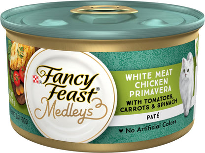 Poultry and Beef Feast Classic Pate Collection Grain Free Wet Cat Food Variety Pack - (Pack of 30) 3 Oz. Cans