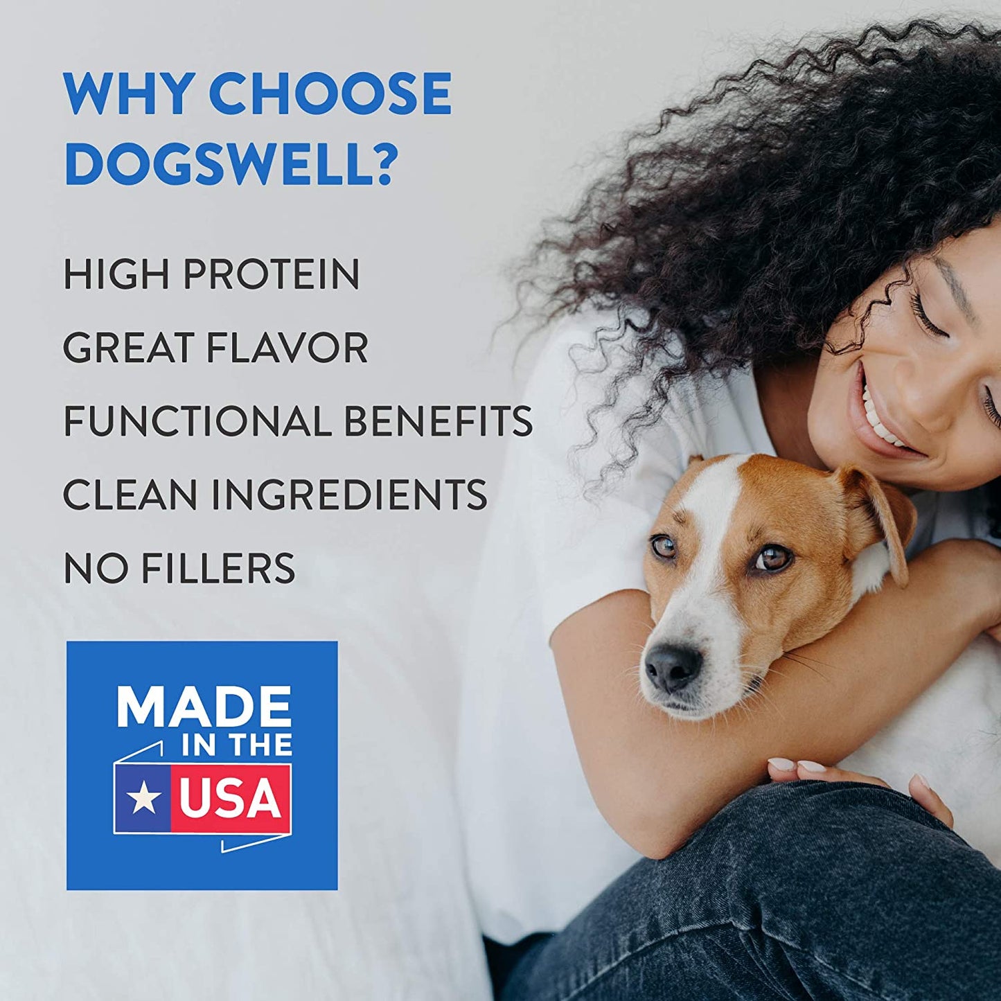 Dogswell Jerky Hip and Joint Dog Treats Grain Free Made in USA Only, Glucosamine and Chondroitin