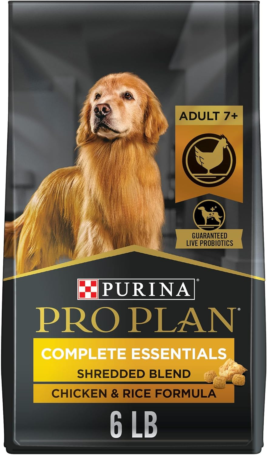 High Protein Dog Food with Probiotics for Dogs, Shredded Blend