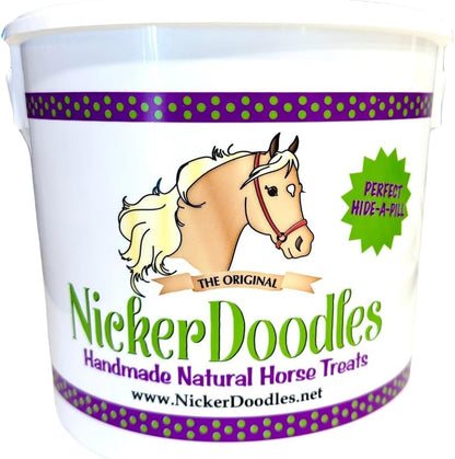 Horse Treats - 5 Lb Pail - Effortlessly Give Medications with Our Soft Baked Treats - Training Treats Are the Perfect Motivator - No Additives or Preservatives