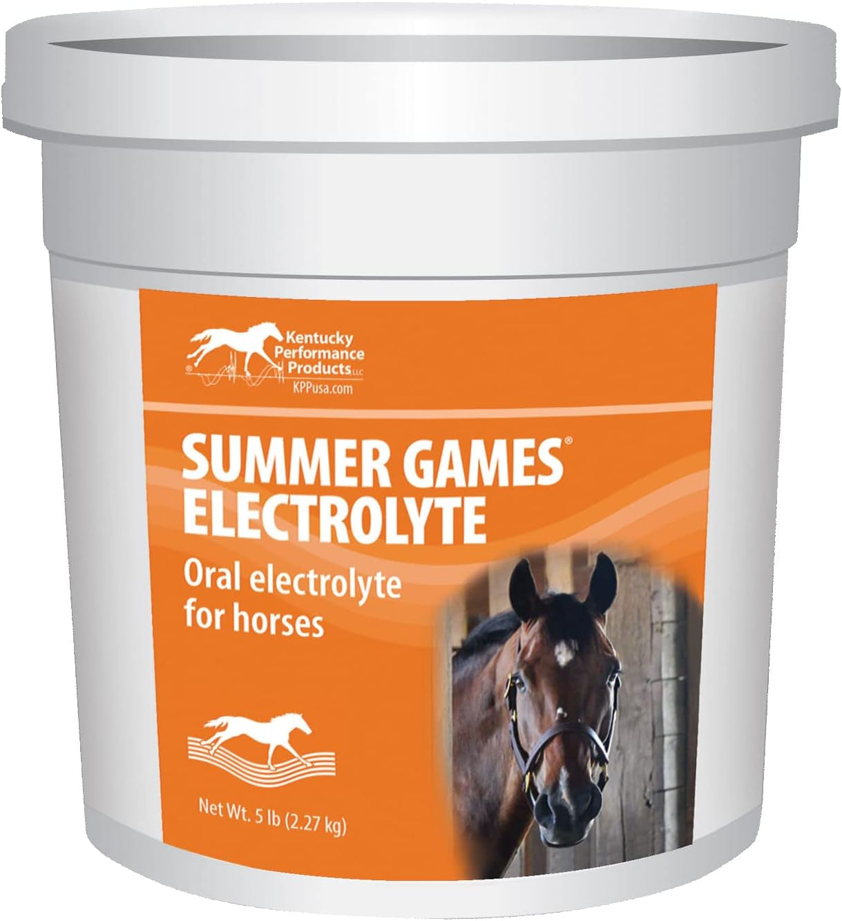 Kentucky Performance Products Summer Games Electrolyte Horse Supplement, 5 Pound Container