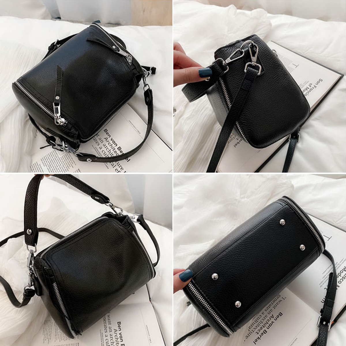 Un groupe de sac à main Cavalier King Charles Spaniels