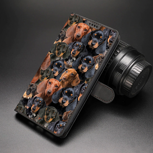A Bunch Of Dachshunds - Wallet Case