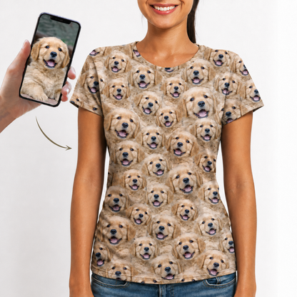 A Bunch - Personalized T-Shirt With Your Pet's Photo