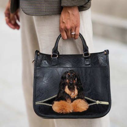 Afghan Hound PetPeek Handbag V1