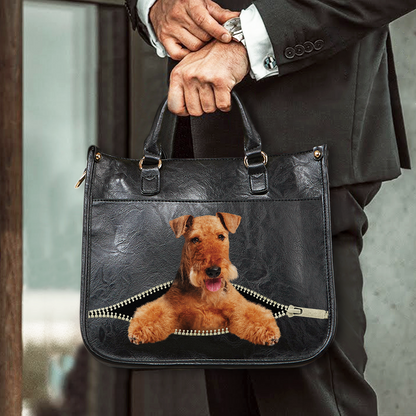 Airedale Terrier PetPeek Handbag V1