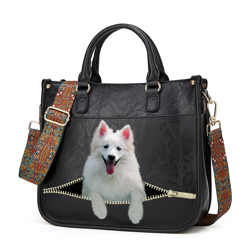 American Eskimo PetPeek Handbag V1