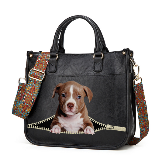 American Pit Bull Terrier PetPeek Handbag V1