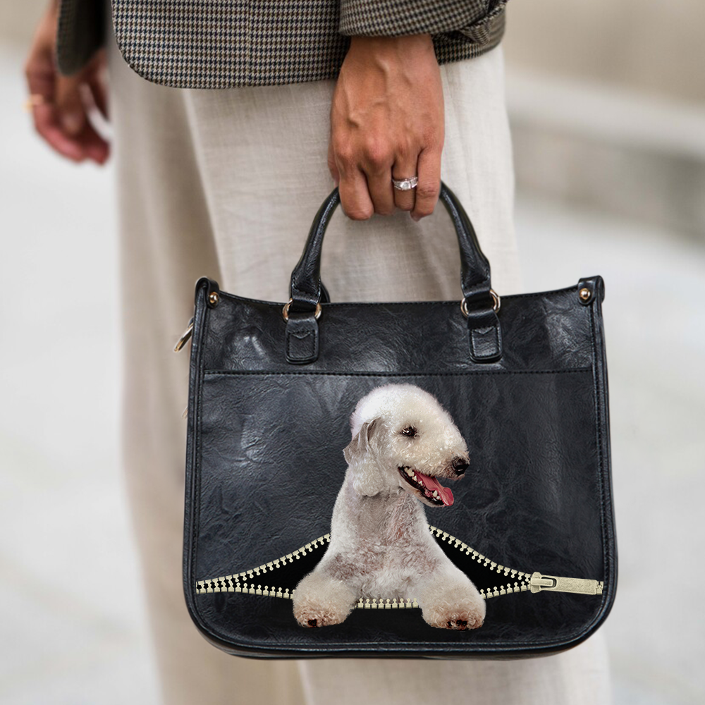 Bedlington Terrier PetPeek Handbag V1