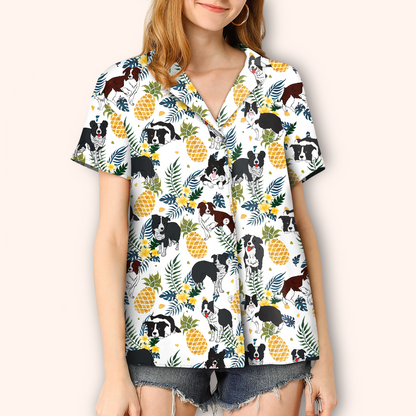 Border Collie - Hawaiian Shirt V2