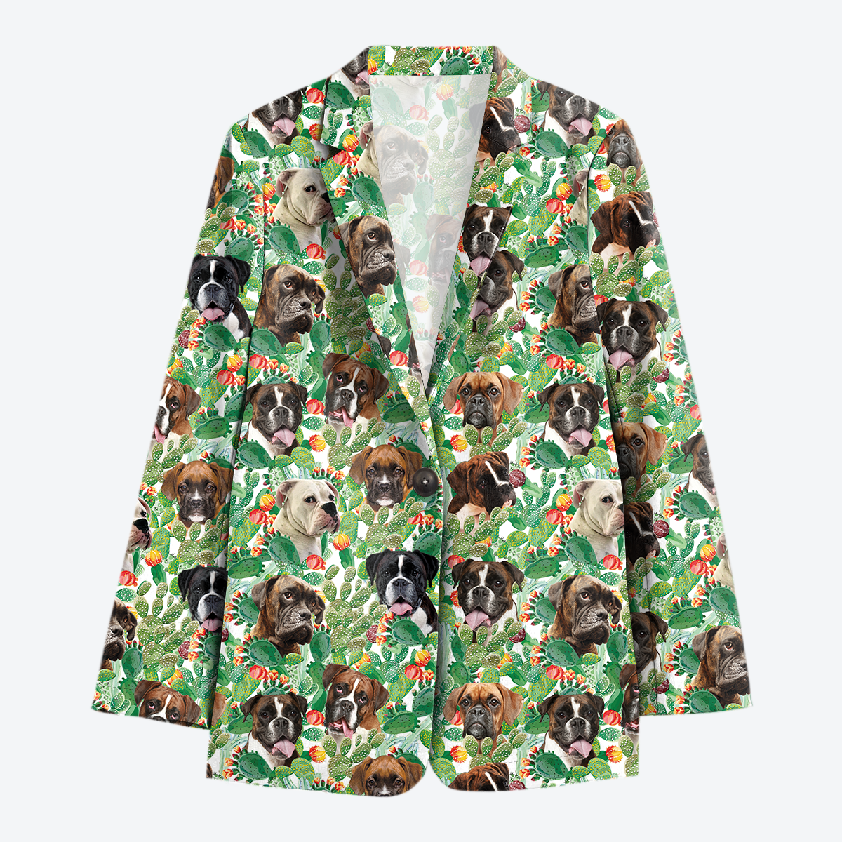 Boxer Women's Cactus Hawaiian Blazer