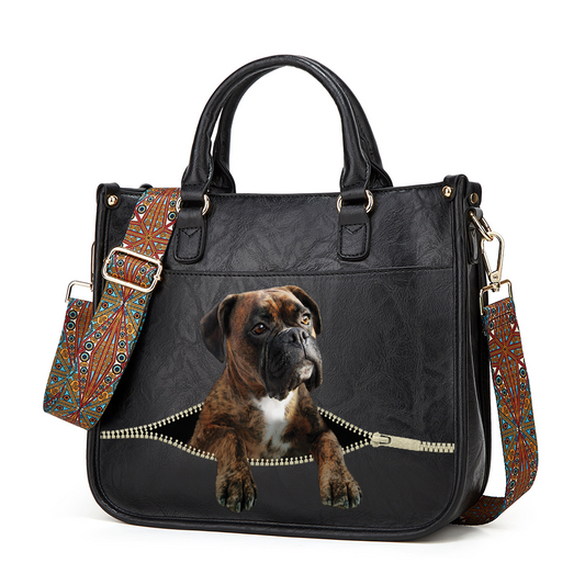 Boxer Dog PetPeek Handbag V2