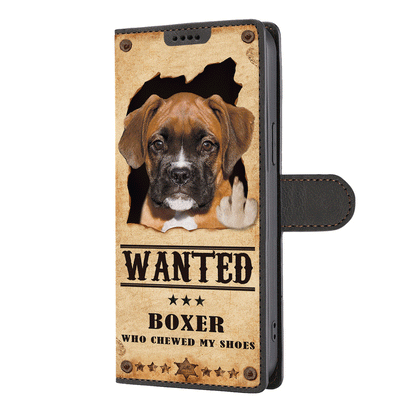 Boxer Wanted - Fun Wallet Phone Case V1