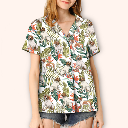 Brittany Spaniel - Hawaiian Shirt V2