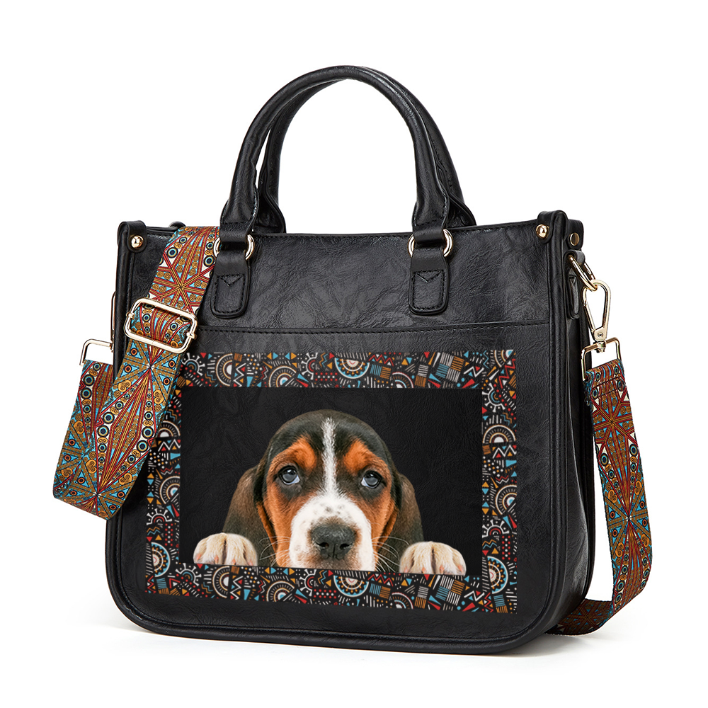 Can You See - Basset Hound Trendy Handbag V1