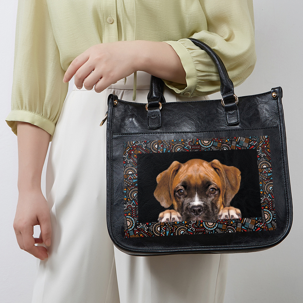 Can You See - Boxer Dog Trendy Handbag V1