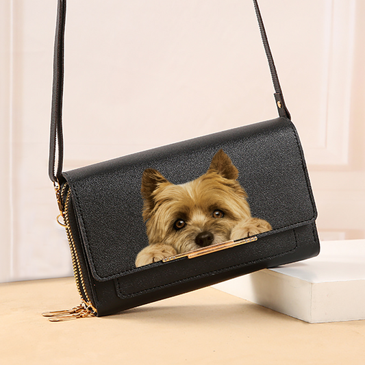 Can You See - Cairn Terrier Crossbody Purse Women Clutch V1