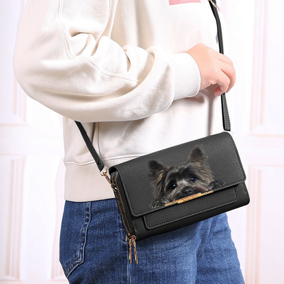 Can You See - Cairn Terrier Crossbody Purse Women Clutch V2