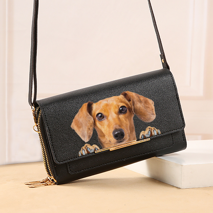 Can You See - Dachshund Crossbody Purse Women Clutch V1