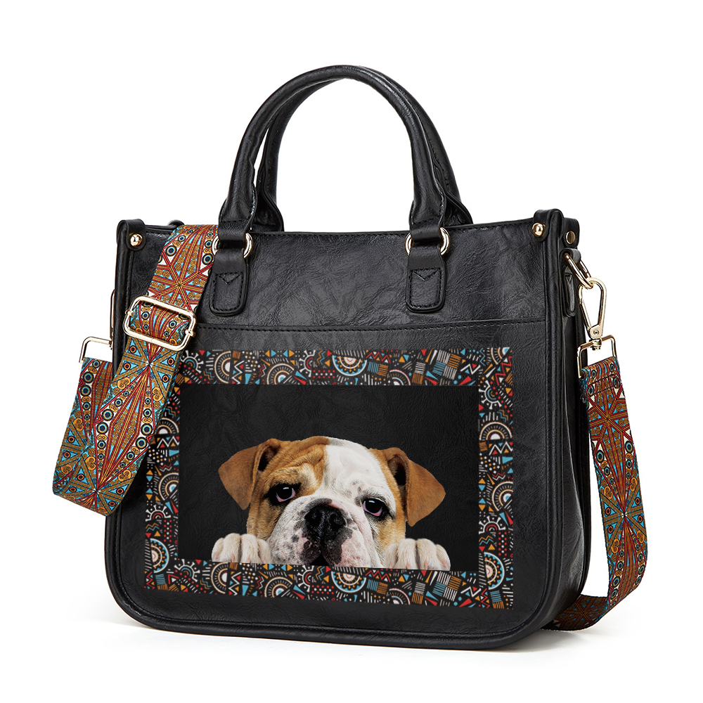 Can You See - English Bulldog Trendy Handbag V1