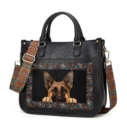 Can You See - German Shepherd Trendy Handbag V1