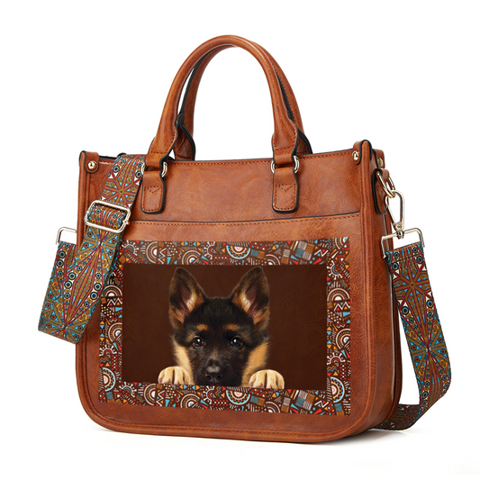 Can You See - German Shepherd Trendy Handbag V2