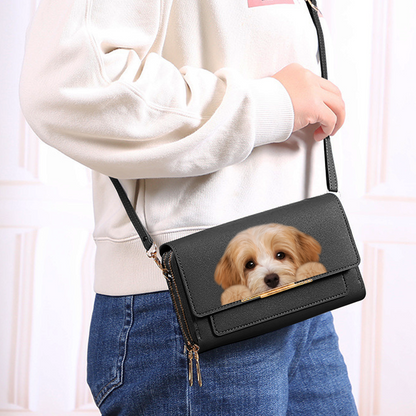 Can You See - Havanese Umhängetasche Damen Clutch V1