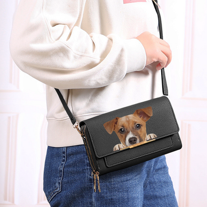 Can You See - Jack Russell Terrier Crossbody Purse Women Clutch V1