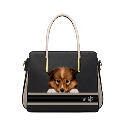 Can You See Me – Shetland Sheepdog Klassische Handtasche