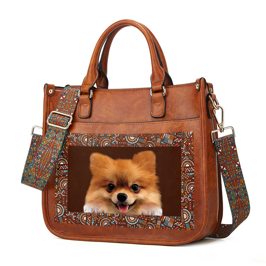 Can You See - Pomeranian Trendy Handbag V1
